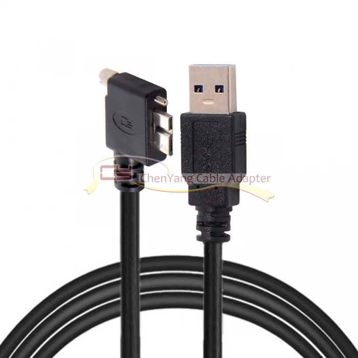 Chenyang USB 3,0 мужчина к Micro B левый угловой 90D кабель для Nikon D800 D800E
