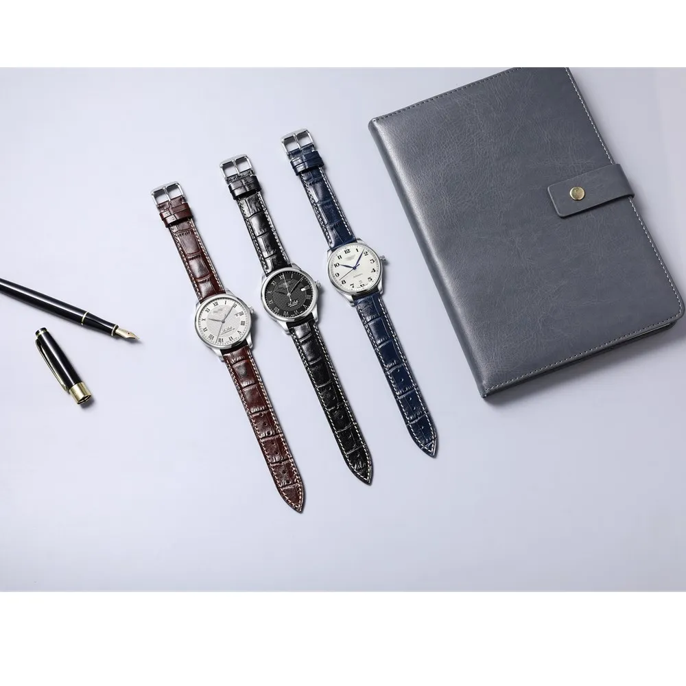 Кожаный ремешок для часов iStrap 18 мм 20 мм 22 мм 24 мм для samsung Galaxy Watch 42 мм 46 мм быстросъемный браслет ремешок
