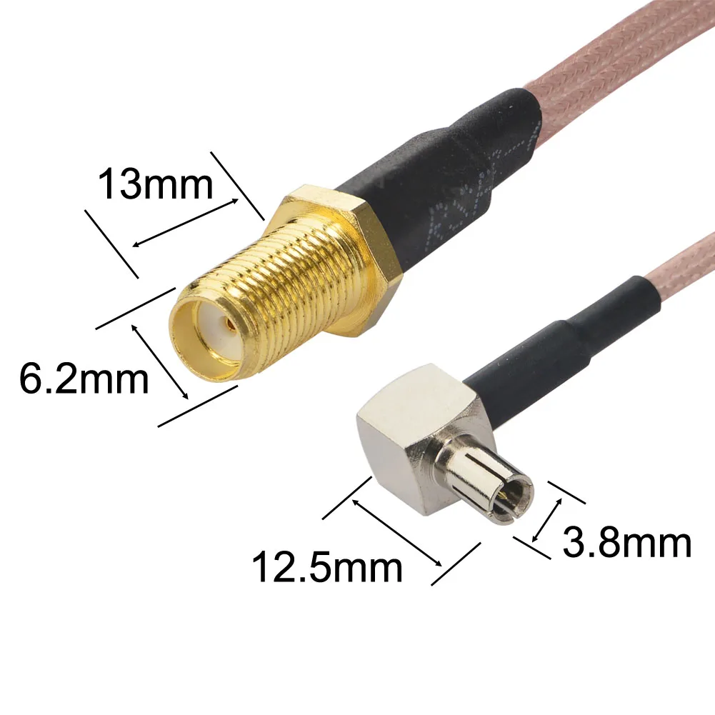 10dBi 4G Antenna SMA Male Plug 696-960MHz/1710-2690MHz Long Range RG174 3M + SMA Female to Y type 2 X TS9 Male RG316 Cable 15cm