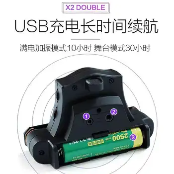 

DOUBLE G0 Acoustic Guitar Pickup Chorus Delay Reverb Effects Magnetic Resonance Pickups for 39-42 Inch Guitar