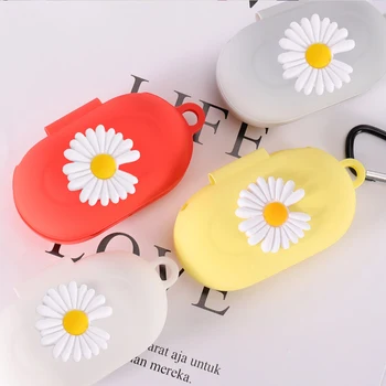

For Huawei Freebuds 3i Case honor 3 3i Fashion daisy Flower Silicon headphone Case for Huawei Freebuds3 cover Non-slip hook Case