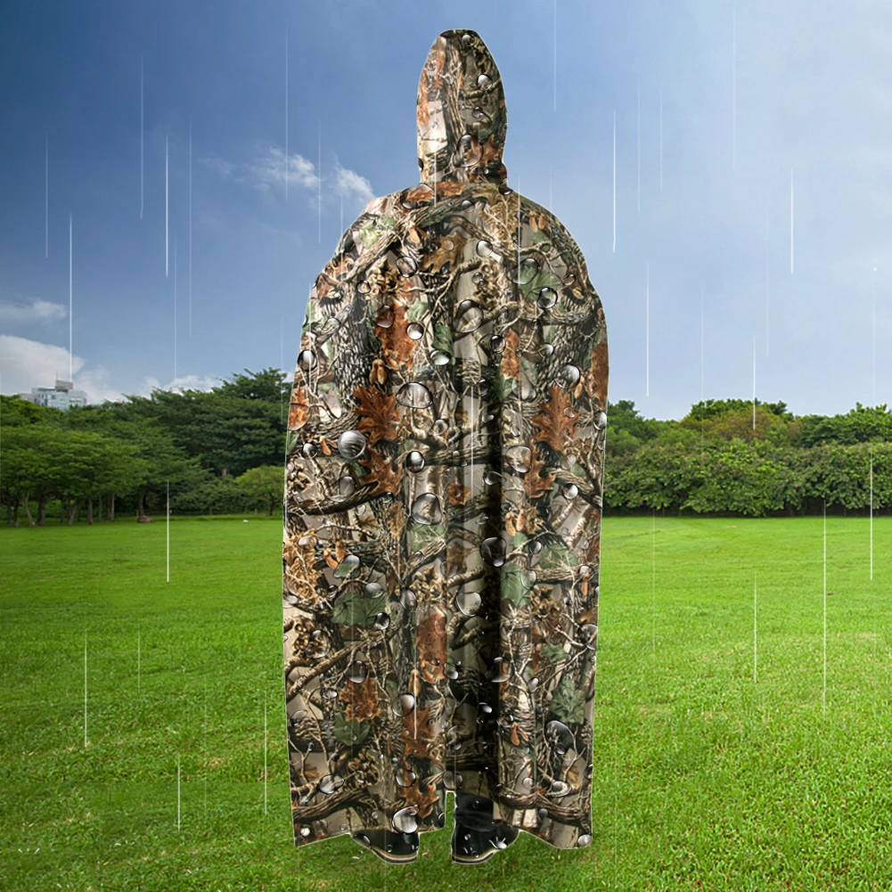 

3 In 1 Raincoat Backpack Waterproof Raincoat With Hood Hiking Cycling Rainwear Poncho Outdoor Camping Hiking Tent Mat