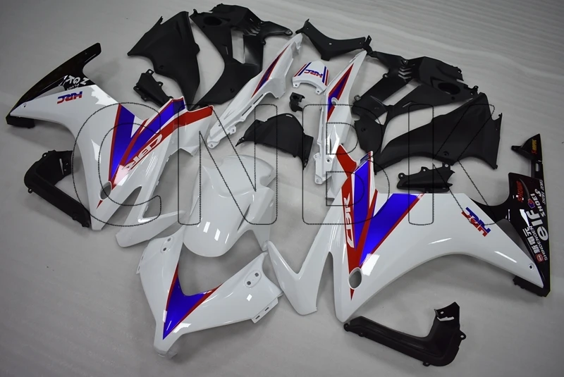 Для Honda CBR500R 13 комплекты обтекателей CBR 500 RR Белый мотоцикл обтекатель CBR500 2013 2014
