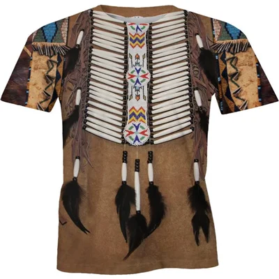 shirts Tessffel индийский родной культуры Harajuku Повседневное красочные костюмы новая мода Забавный 3DfullPrint унисекс футболки для мужчин и женщин, S-10 - Цвет: shirts