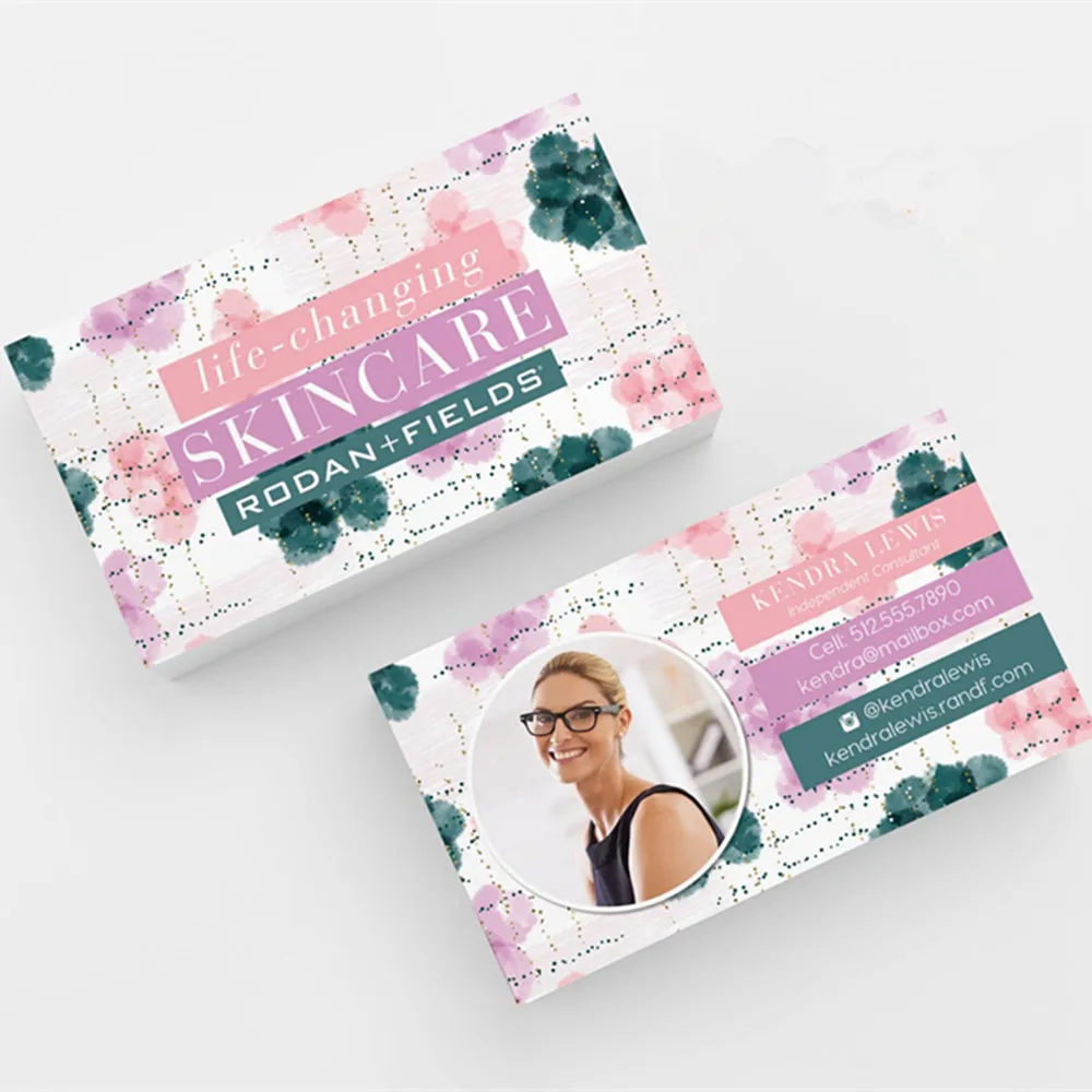 Biglietti Da Visita Personalizzati Con Logo, Biglietti Da Visita, Biglietti Da Visita Personalizzati Per La Cura Della Pelle