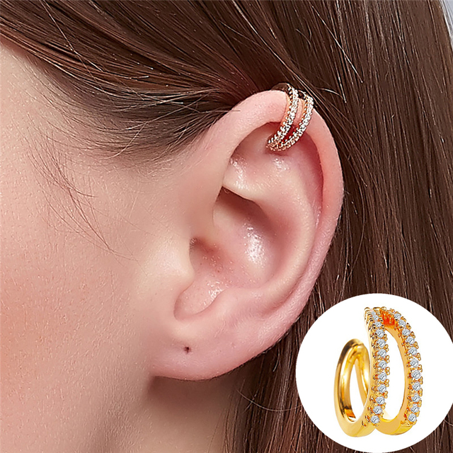 Helix Cartilage Conch Fake Without Piercing Cuff Earring Earcuff Wrap Rock Earring Cuff No Piercing Women Clip Adjustable