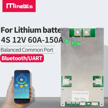 Bms 4s LiFePo4 60a 80a 100a 120a 150a bluetooth inteligente 12v lipo ion-litio de 18650 chargeand protección contra descarga board pcm 1