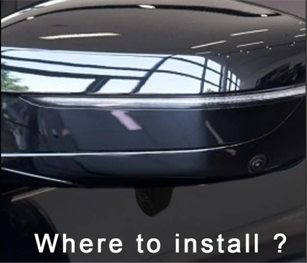 Carsanbo DC 5 В USB беспроводная Wi-Fi Автомобильная камера со светодиодный 720P HD камера ночного видения с боковым видом для IOS и Android телефона