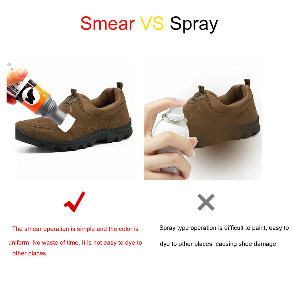 Очиститель для обуви, замши, бытовой, очищающий, скраб, средство по уходу с отремонтированной щеткой для обуви, высокая эффективность#4