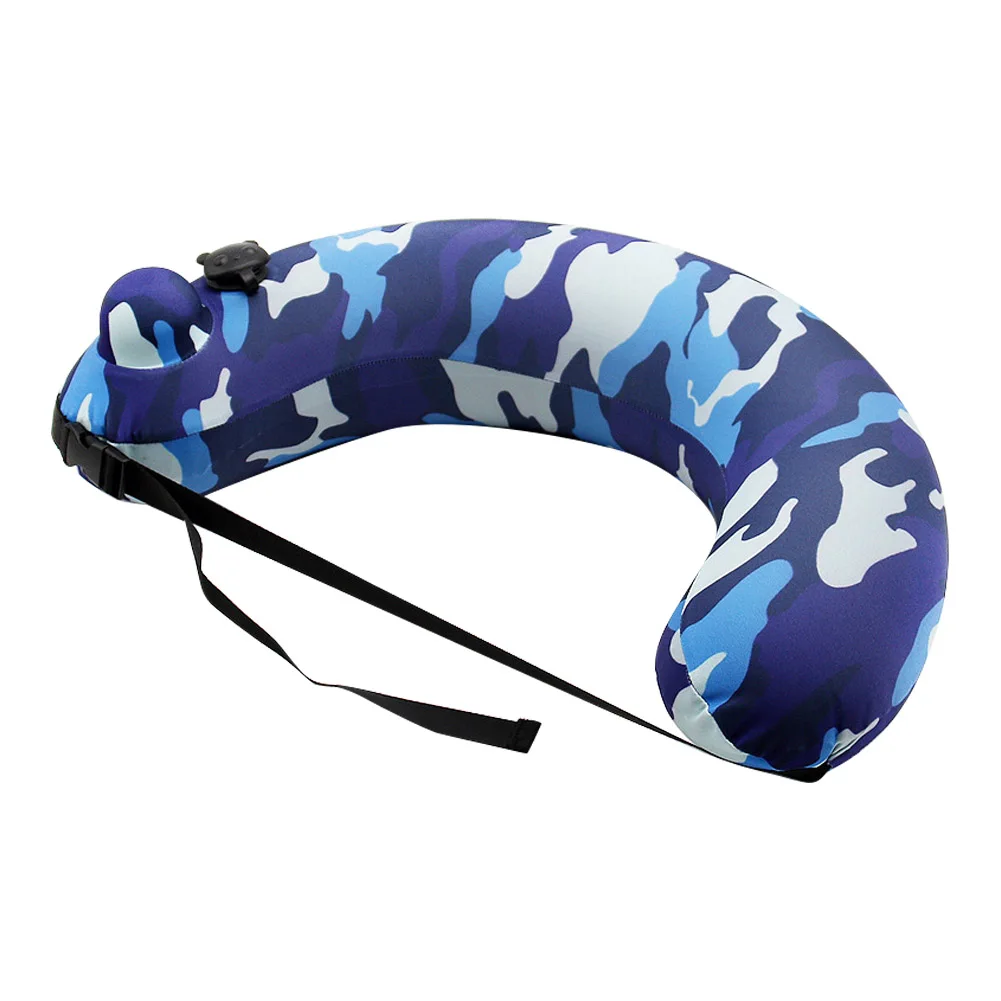 Надувное плавающее кольцо из ПВХ с эргономичным шейным позвоночником