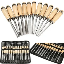 12 шт./компл. ручная резьба по дереву стамеска набор инструментов плотники для резьбы по дереву долото DIY ручные инструменты