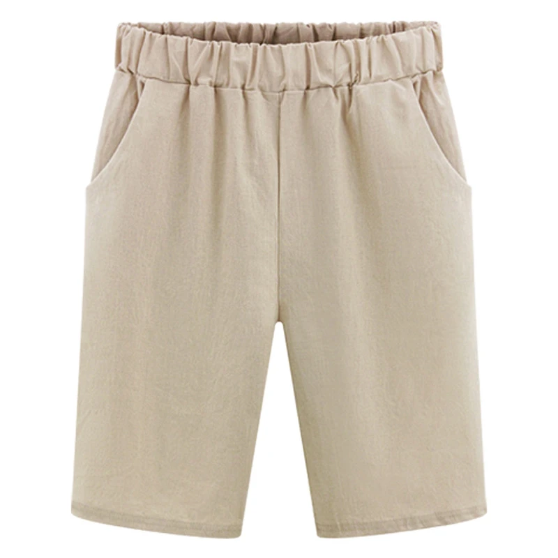 elastic bermuda shorts