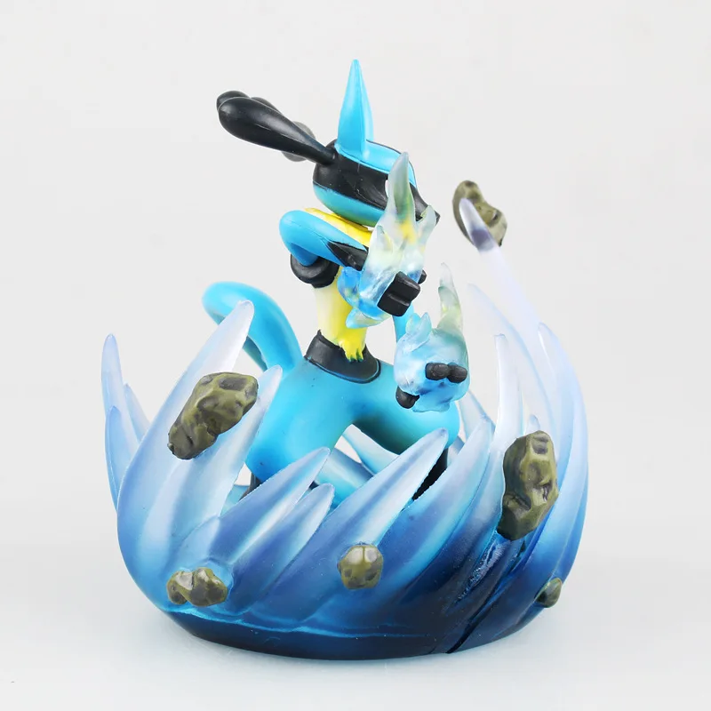 Takara Tomy украшения игрушки Lucario покемон фигурка ПВХ Модель коллекции для детей подарок на день рождения