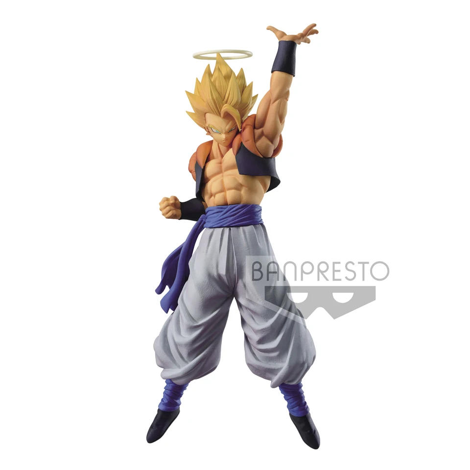 Tronzo Оригинальные фигурки Dragon Ball Banpresto Broly Goku Vegeta Gogeta Zamasu ПВХ Фигурки игрушки Супер Saiyan Фигурки игрушки - Цвет: LC Gogeta