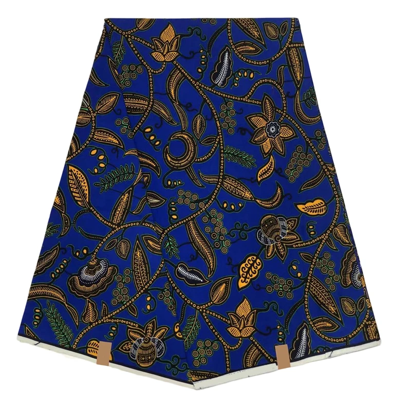 

Miss L Christmas fabric 6 yards/pcs ghana wax print fabric 100% cotton fabrics HL19S111623