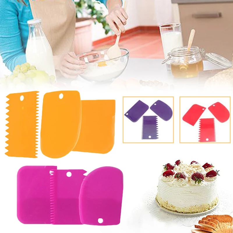 Скребок для глазировки помадки торта выпечки 3 шт./компл. | Дом и сад