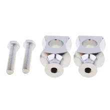 Хромированный круглый 7/8 ''22 мм мотоциклетный Руль Riser зажим для мотоцикла