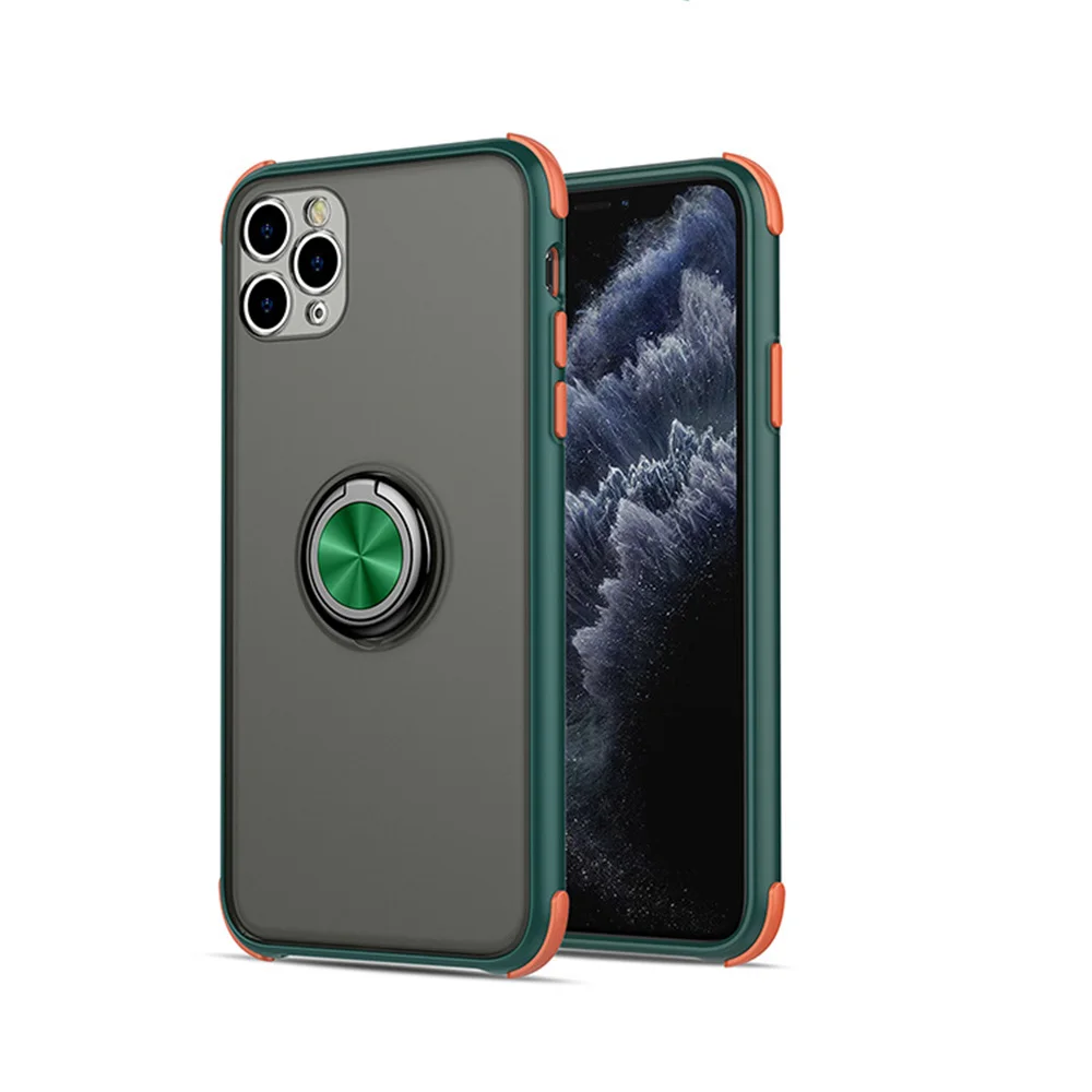 Matte Magnetic Phone Case For Apple iPhone X XR XS 11 Pro Max 8 7 6S 6 Plus Ring Adsorption Cover Camera Protective Cases | Мобильные
