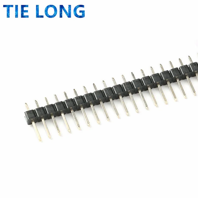 Dupont Wire Jumper Cable Kit 10pcs 40 Pin 1x40 Single Row Male 2.54 Breakable Pin Header Connector Strip for Arduino