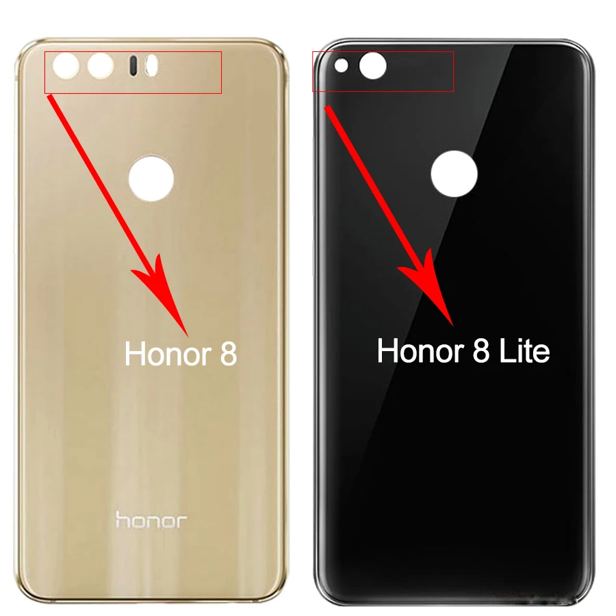 Крышка батарейного отсека для Huawei Honor 8X Задняя стеклянная крышка корпуса корпус