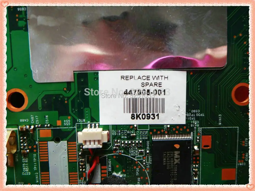 Placa-mãe Completamente Testada 447805001 para Laptop hp Dv2000 V2000 100% Testada Placa-mãe para notebook - Imagem 3