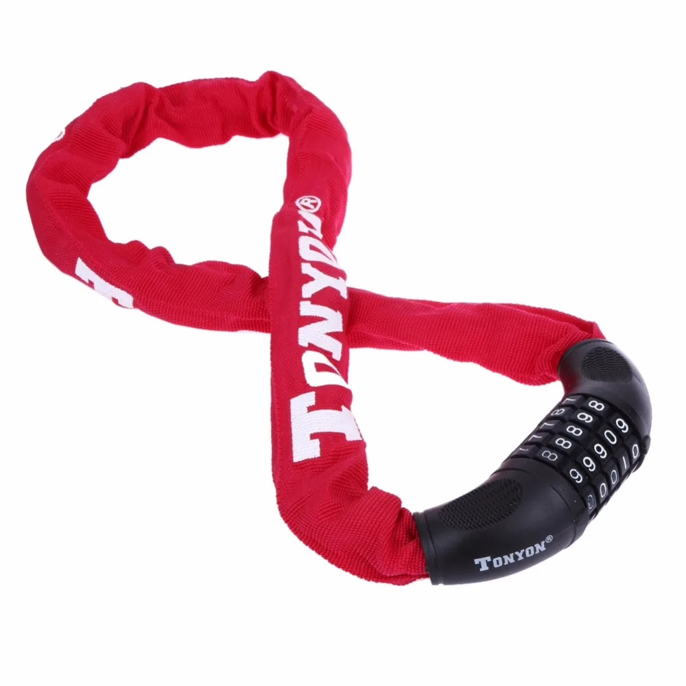 Skup 5 cyfrowe hasło blokada rowerowa zabezpieczenie zabezpieczenie przed kradzieżą hulajnoga Moto połączenie hasło blokada kabla akcesoria rowerowe