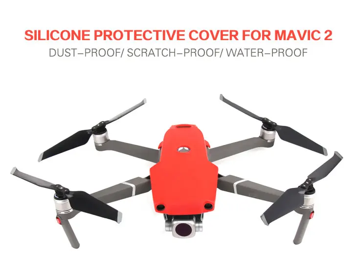 Силиконовый чехол для DJI Mavic 2 Pro Zoom Drone защитный чехол водонепроницаемый и пылезащитный аксессуары Запчасти