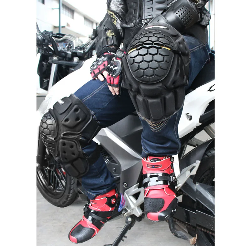 PRO-BIKER 4 шт./компл. защита на колено мотоцикла протектор защитный Ортез налокотники щиток для наколенников мотоциклистов Dizlik защита колена
