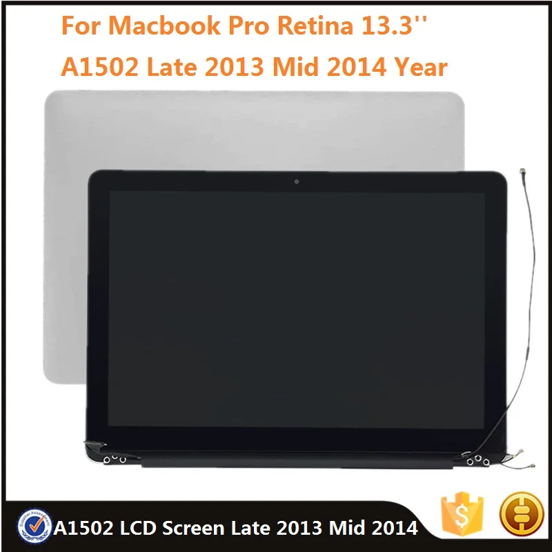 

Оригинальный ЖК-экран A1502 в сборе для Macbook Pro Retina 13 дюймов, конец 2013 Mid 2014, сменный дисплей, аксессуары для ноутбука, запчасти