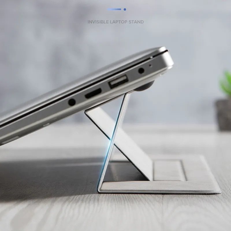 Подставка для ноутбука Macbook Pro Air iPad Air 10,5 12,9 Pro 10,5 12,9 13 Chromebook, держатель для ноутбука, невидимая Складная подставка для ноутбука