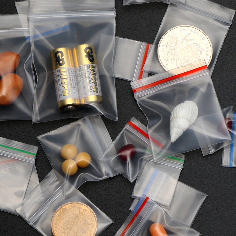 Мини-пакеты Ziplock, пластиковые пакеты на молнии, упаковочные пакеты для таблеток, маленькая сумка на молнии, маленькая сумка для самоуплотнения