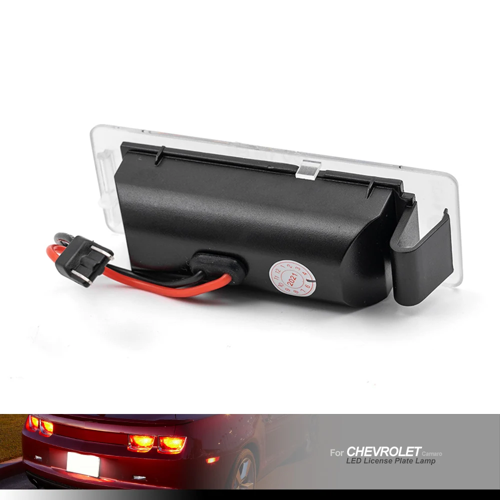 2x LED Licence Number Plate Light for Chevrolet Camaro 2009