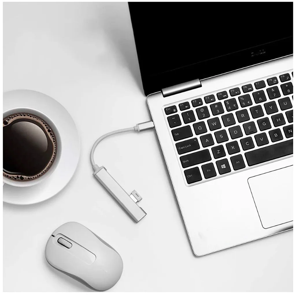 Многофункциональный Тип C USB 3,0 до 4 порта Высокоскоростной USB 3,0 Тип C концентратор адаптер