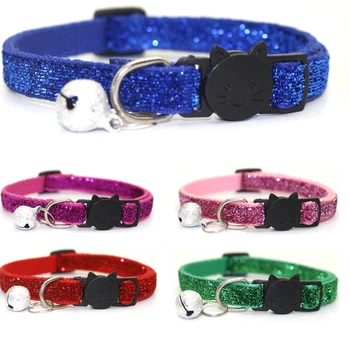 

1x Safety Collar Cats Sparkle Cute Glitter Kittens Adjustable Quick Release Bell