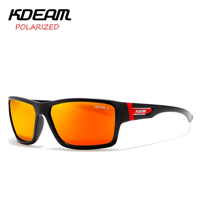 KDEAM, уличные поляризационные солнцезащитные очки, мужские, спортивный стиль, солнцезащитные очки, высокое качество, Полароид, линзы, очки, модные, оттенки, мужские, Gafas M12