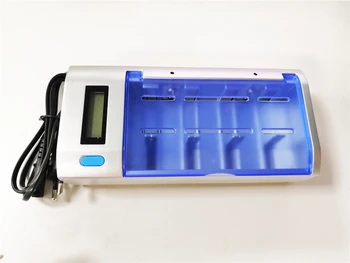 

Universal rechargeable charger AAA/AA/C/D Ni-MH Ni-Cd batteries charger with LCD suitable charger plug