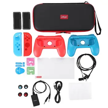 

iPega PG-9182 18 in 1 for Joy-con Game Card Storage Bag Game Console Protective Cover and Accessories Fit for Nintendo Switch