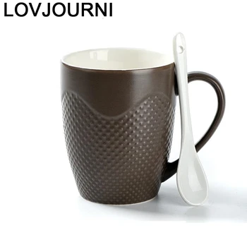 

Large Cute Funny Milk New Coffe De Cafe Drinkware Vajilla Xicara Tea Taza Creative Caneca Novelty Coffee Ceramic Cup And Mug