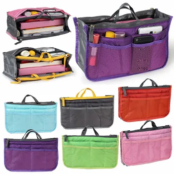 

Women Handbag High Quality Thicken Large Capacity Cosmetic Storage Bag Travel Insert Organizer Handbag Purse Makeup Bag