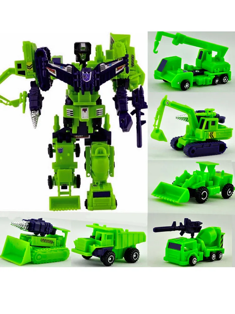 Transformers G1 Bruticus Engineering Corps Soldier Aircraft Military Vehicle Robot Assembly Action Figure Toy Collections