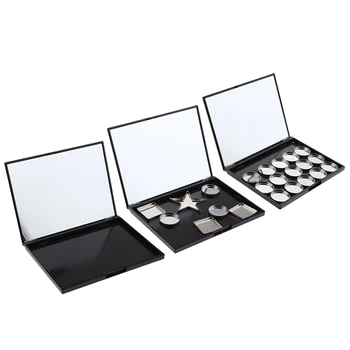 

Pro Empty Magnetic Makeup Case Eyeshadow Palette Organizer Box Organize Varies Of Loose Shadow/ Blush/ Powder