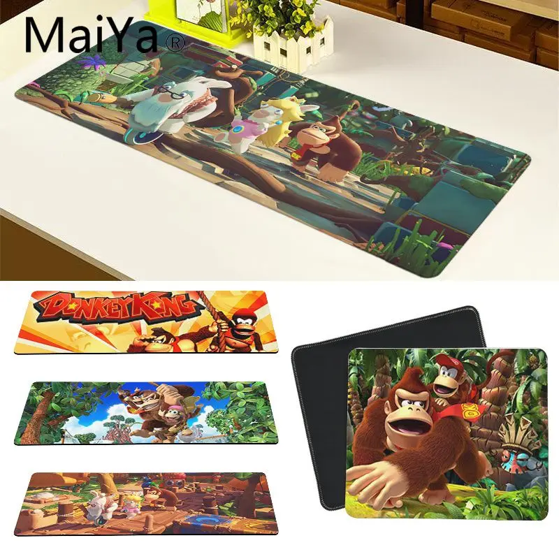 Maiya высокое качество Donkey Kong силиконовый большой/маленький коврик для мышки игра большой коврик для мыши клавиатуры коврик