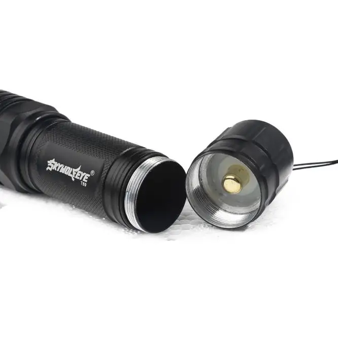 4000лм Zoomable CREE XM-L T6 светодиодный Светодиодный фонарь Zaklamp высокой мощности Фонарь для наружного кемпинга Лампа 5 режимов