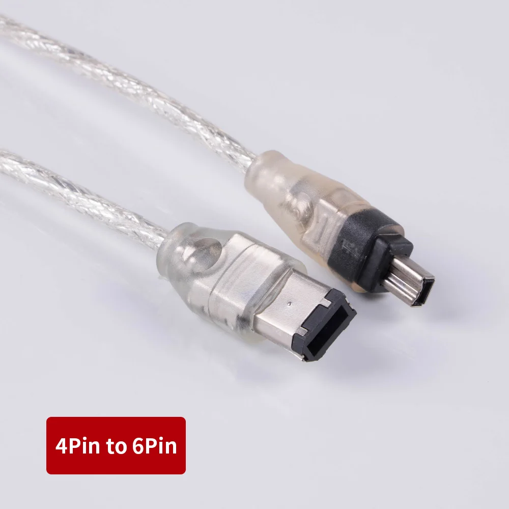 5 шт. 4 контактный к 6 IEEE 1394 кабель Firewire для адаптера камеры DV футов/150 см/1 м| |