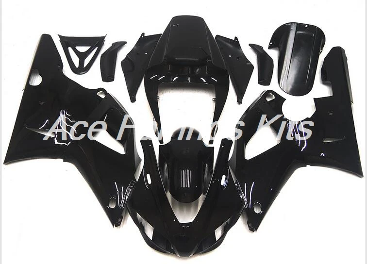 ABS полный обтекатель комплект подходит для Yamaha YZF-R1 YZF1000 R1 1998 1999 98 99 Обтекатель Набор Кузов все черный