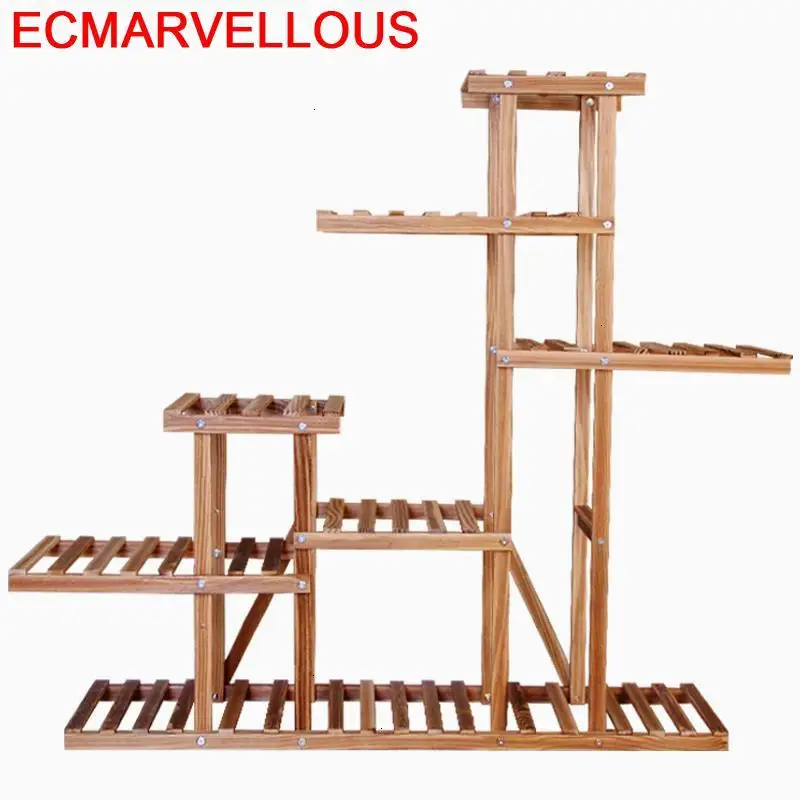 Для Repisa Para Plantas Wood Varanda Terraza Etagere Pour Plante Balcony Stojak Na Kwiaty полка напольная Цветочная