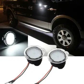 

2009-14 Rear mirror lights Side Puddle LED Bulbs For Ford F150 Raptor Parts