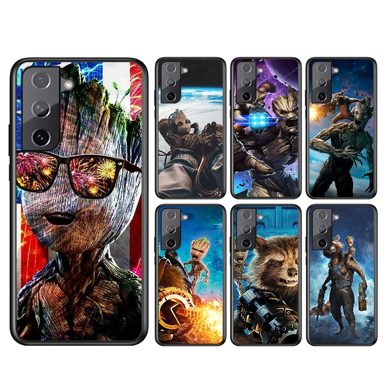 Marvel Avengers Super Hero Groot For Samsung Galaxy S21 S20FE S10 S10e S9 S8 S7 S6 Ultra Plus Lite Edge 5G Phone Case | Мобильные
