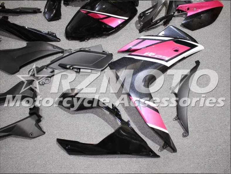 4 подарки ABS литьевая форма мотоцикл Обтекатели подходит для YAMAHA R3 R25- 15-19 капот кузова набор розовый черный хороший