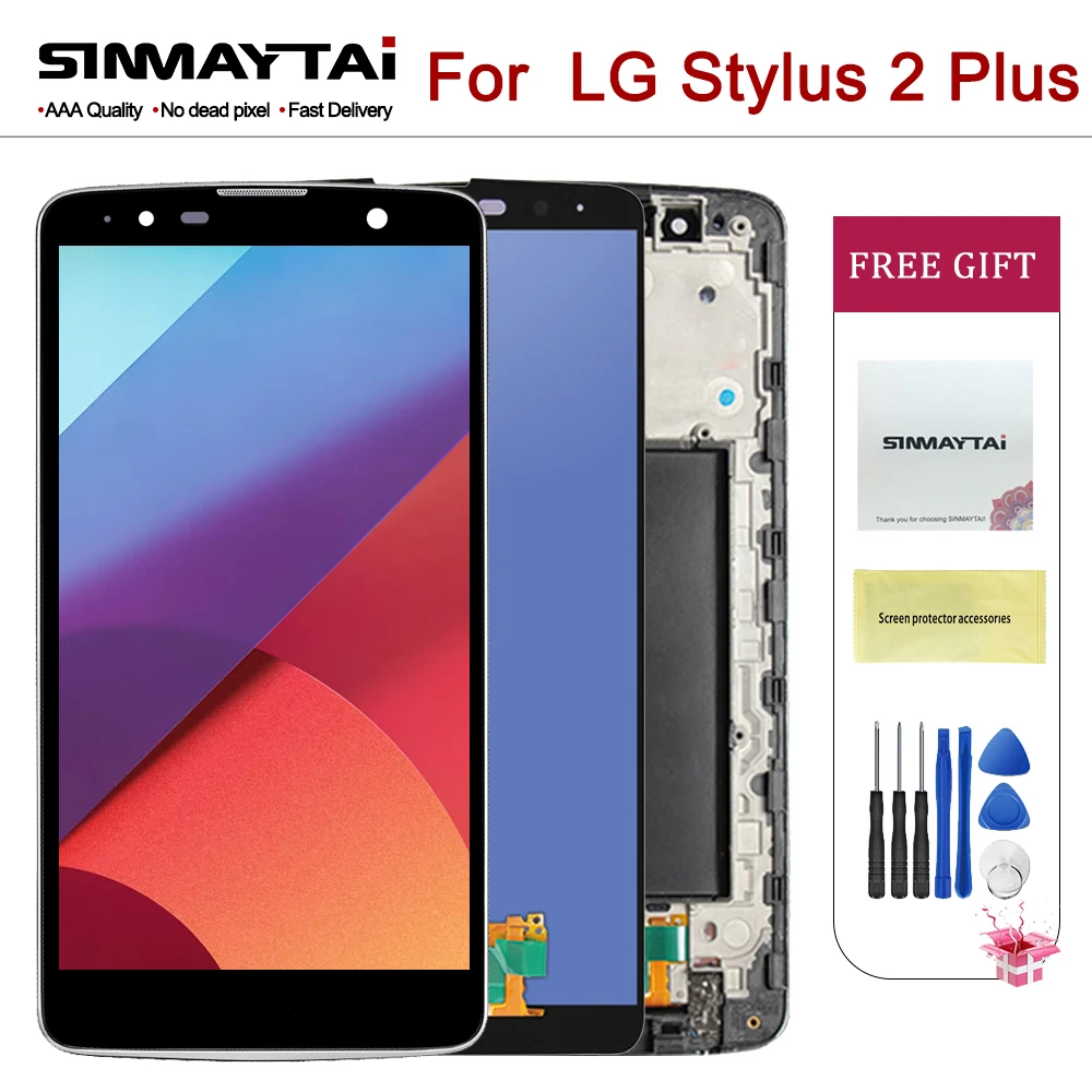 Черный ЖК-дисплей 5 7 дюйма K530 для LG Stylus 2 Plus K530F K535 детали замены | Мобильные